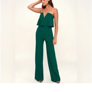 Strapless jumpsuit size large